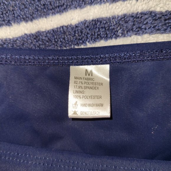 Navy Blue Halter Dress - Picture 7 of 7